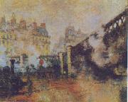Claude Monet The Pont de l Europe, St Lazare Station Germany oil painting artist